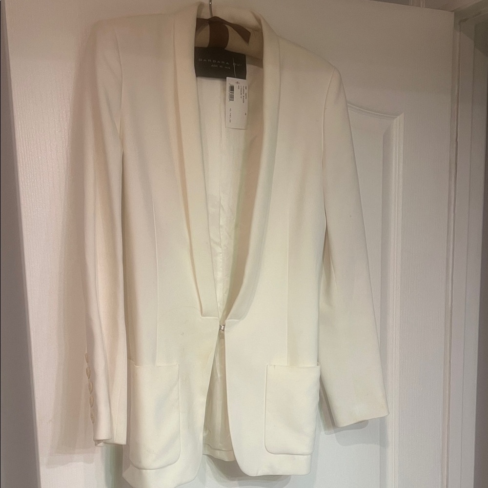 Barbara Bui Classic White Blazer